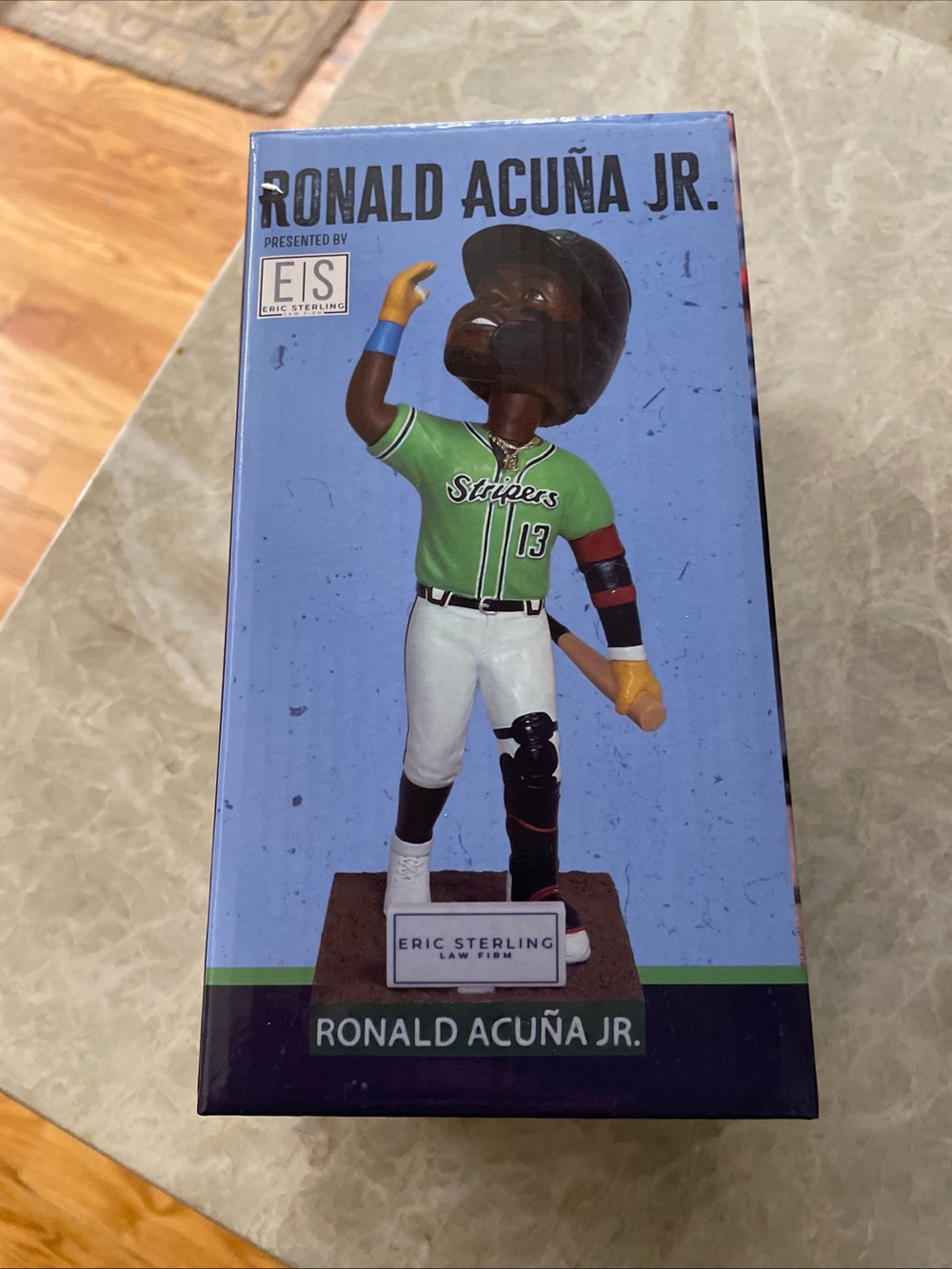 Ronald Acuña Jr. 2026 Gwinnett Stripers Bobblehead SGA Limited 2,000 w/ Box